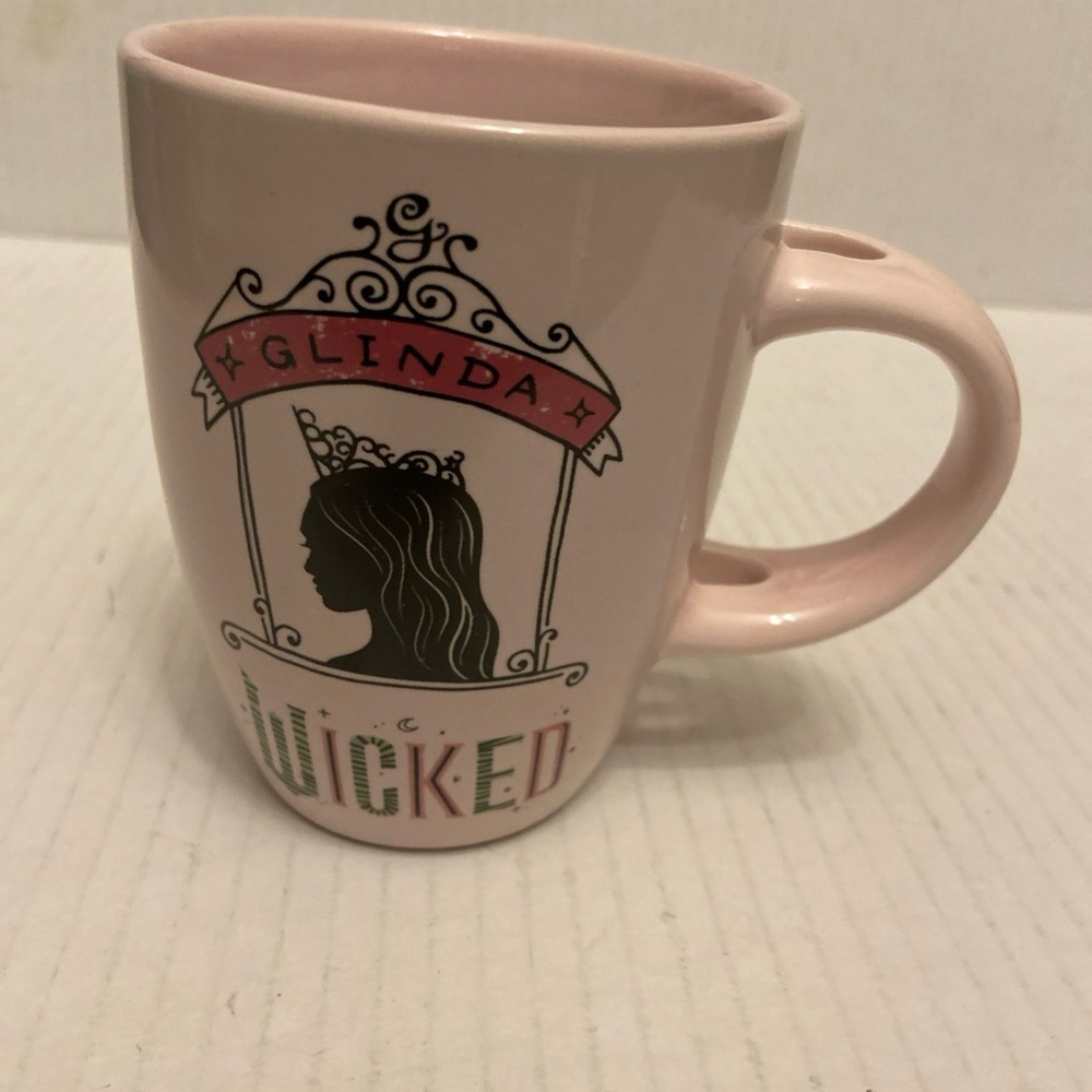 Culturefly Wicked Glinda Pink and Black Mug From Universal.